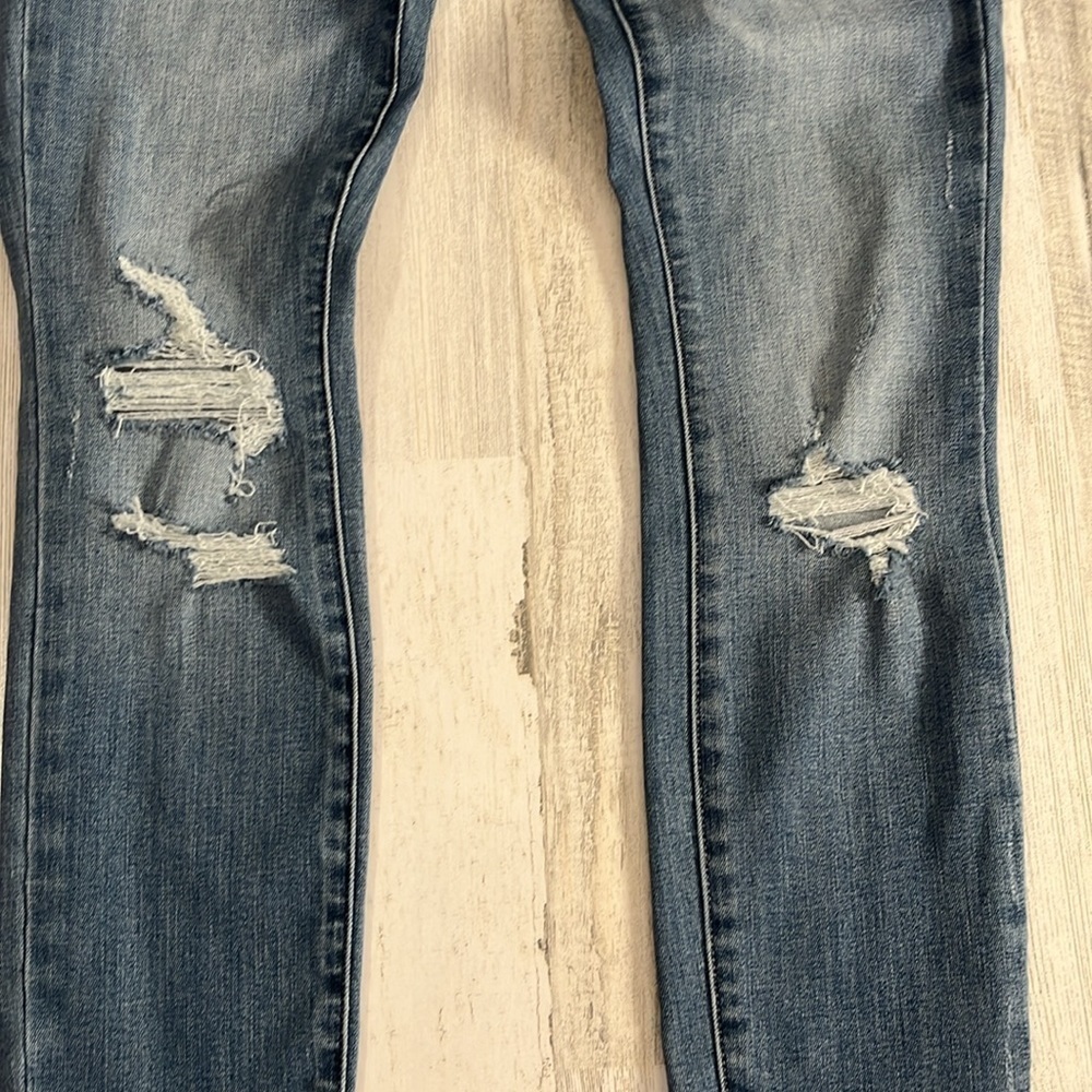 Pistola Distressed Raw Hem Jeans Size 24 - Picture 7 of 13